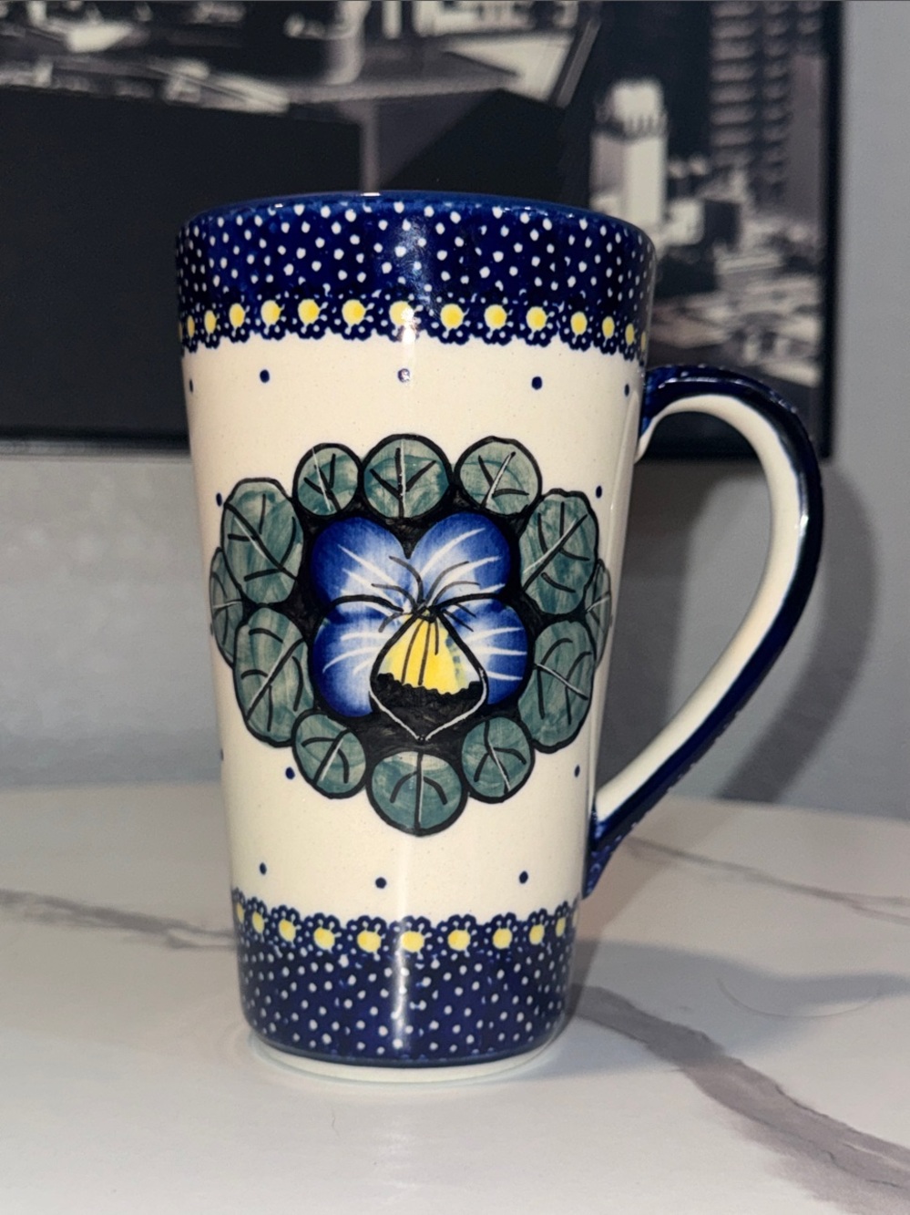 Manufaktura Unikat Signature 17oz Polish Pottery Mug
